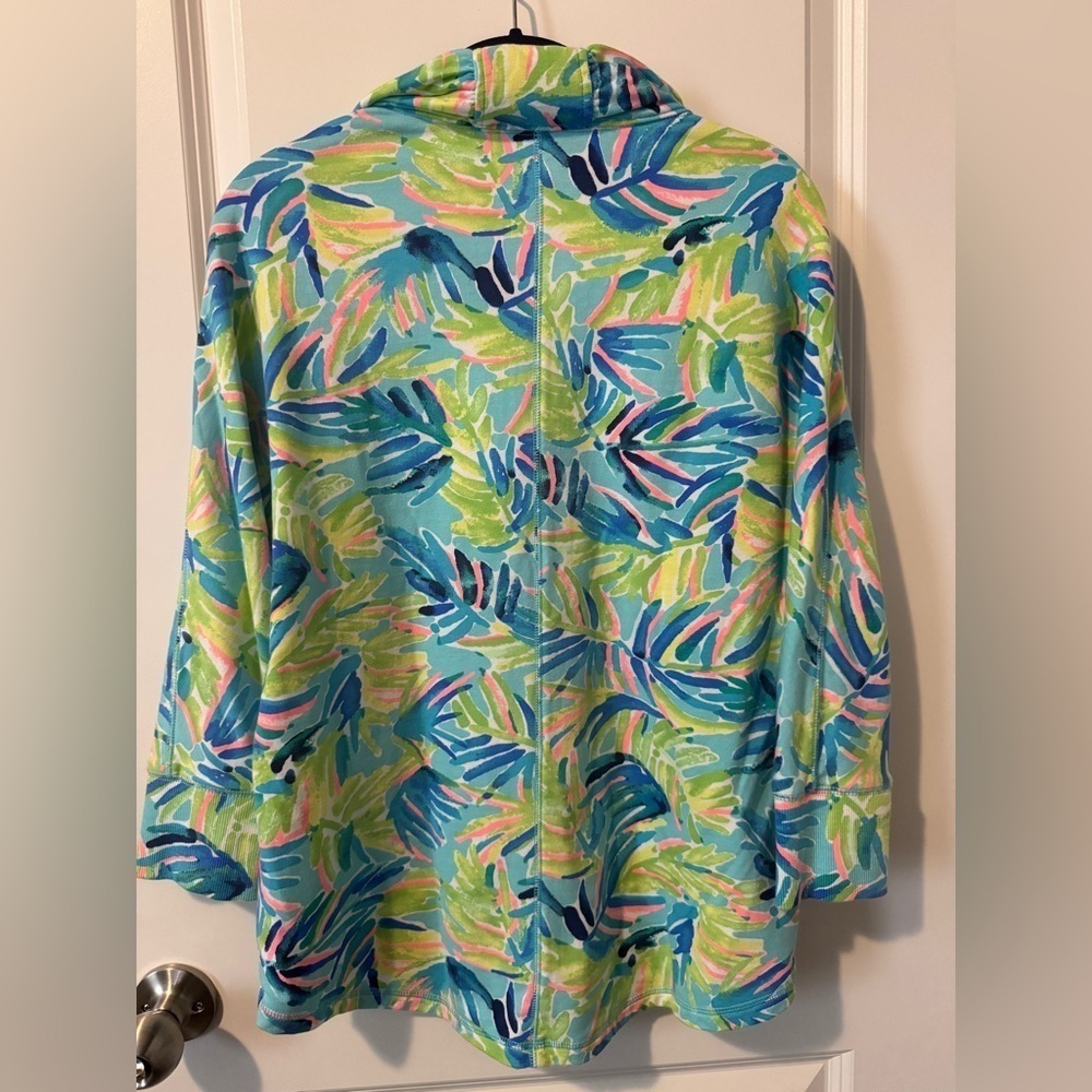 LILLY PULITZER Deedee Swing Jacket Serenity Now Size XS - Picture 4 of 4
